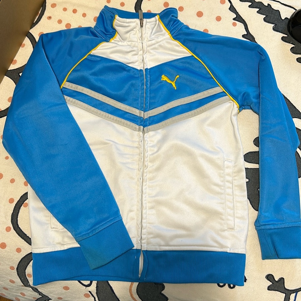 Boys Zip Up Puma Sweatshirt